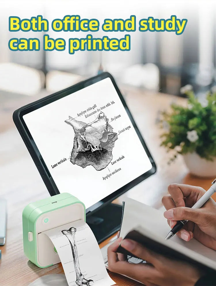 Instant Label Maker Inkless Sticker Printer Photo Printing