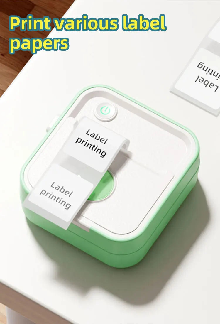 Instant Label Maker Inkless Sticker Printer Photo Printing