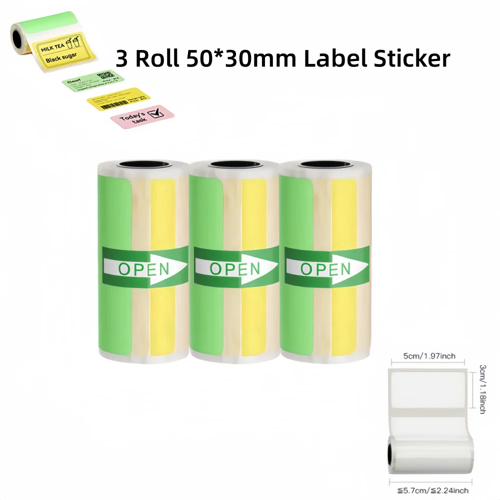 Instant Label Maker Inkless Sticker Printer Photo Printing