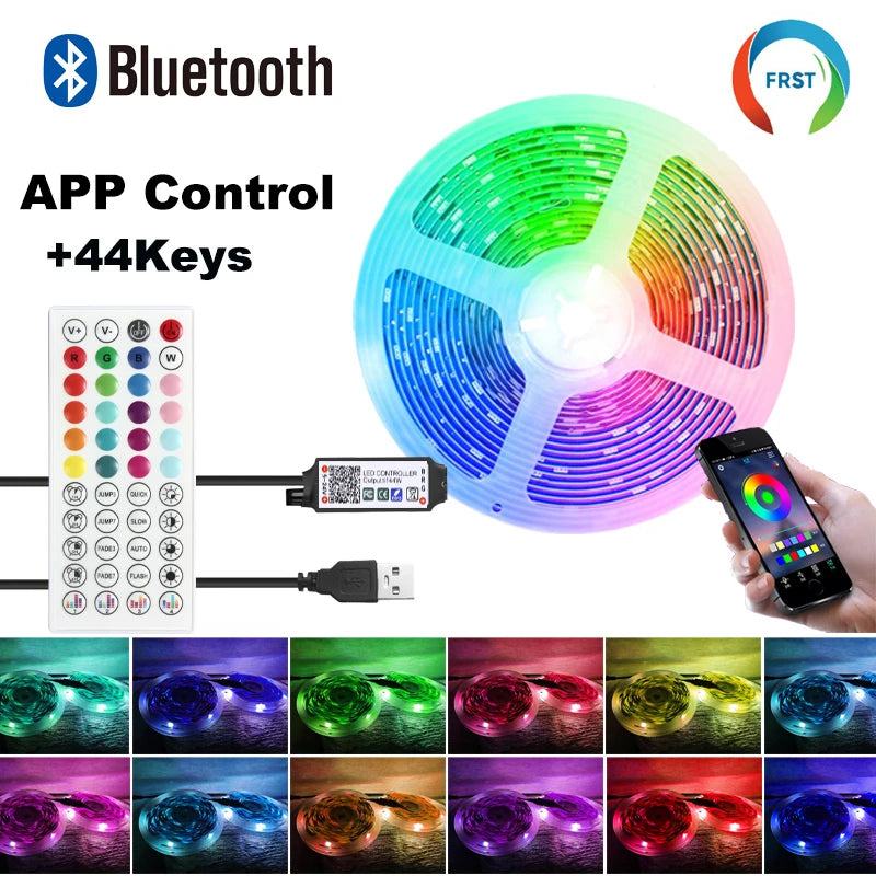LED Strip Bluetooth Tape Decor PC TV backlight Neon LED Lighting