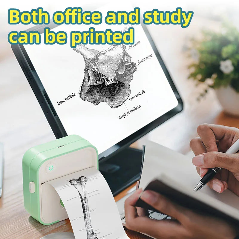 Instant Label Maker Inkless Sticker Printer Photo Printing