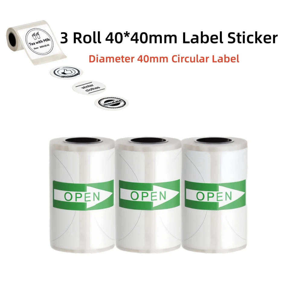 Instant Label Maker Inkless Sticker Printer Photo Printing