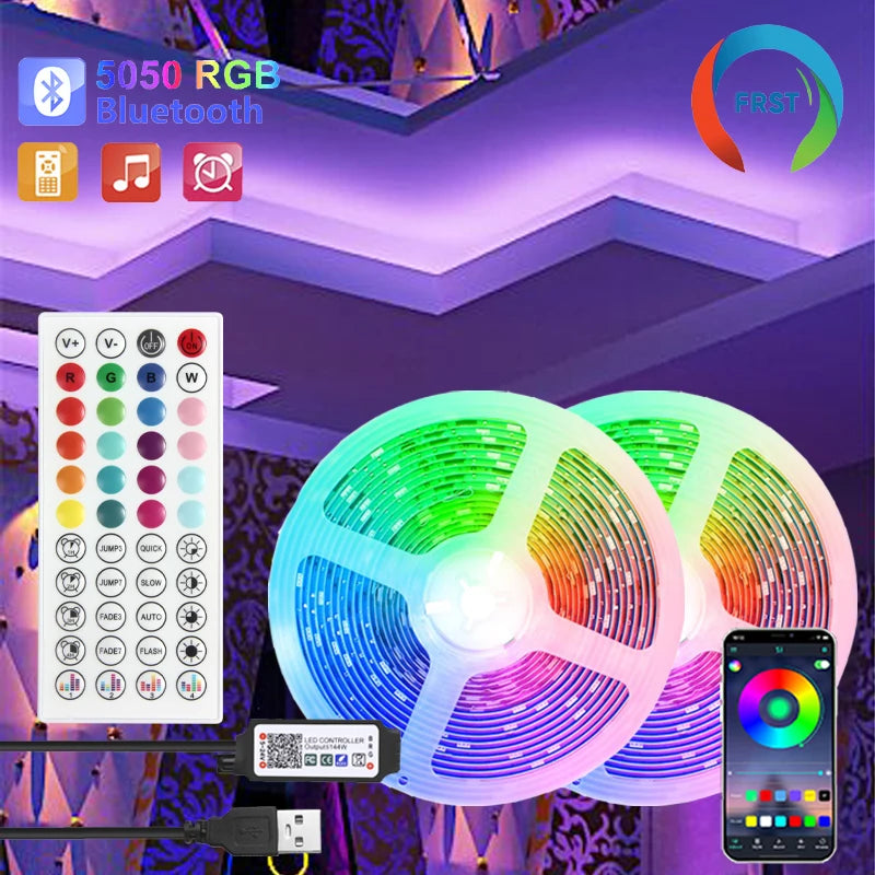 LED Strip Bluetooth Tape Decor PC TV backlight Neon LED Lighting