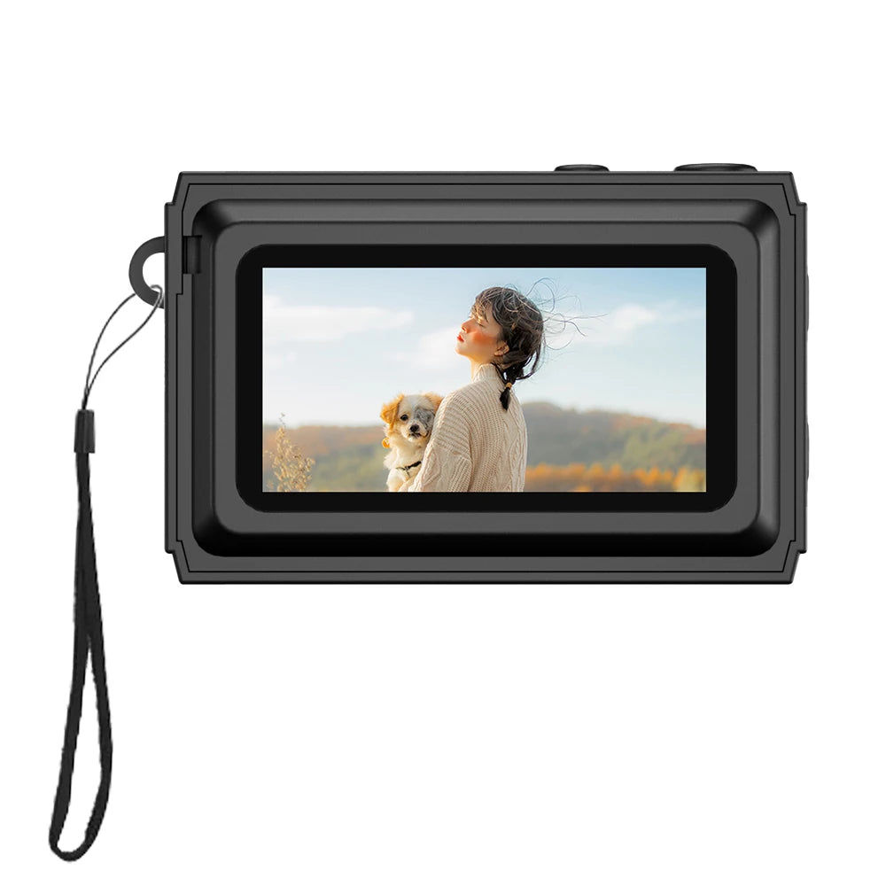 Digital Camera with Small Screen Bodycam Compact Portable Retro