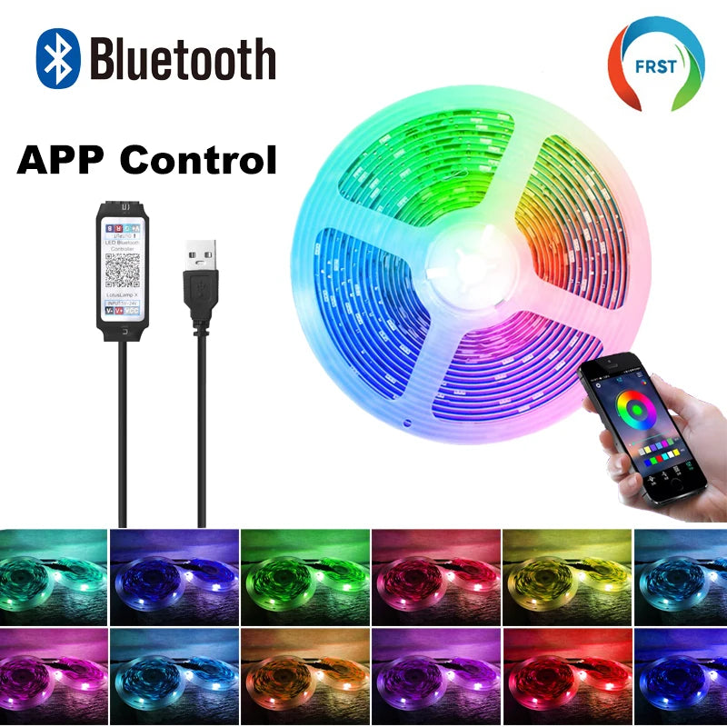 LED Strip Bluetooth Tape Decor PC TV backlight Neon LED Lighting