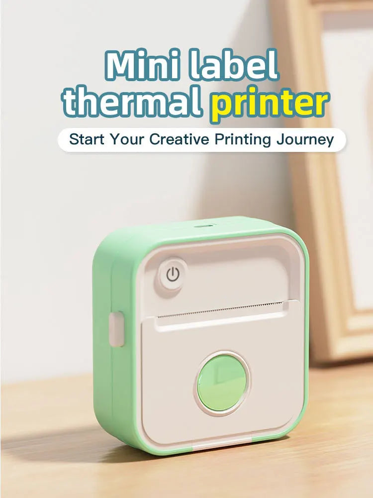 Instant Label Maker Inkless Sticker Printer Photo Printing